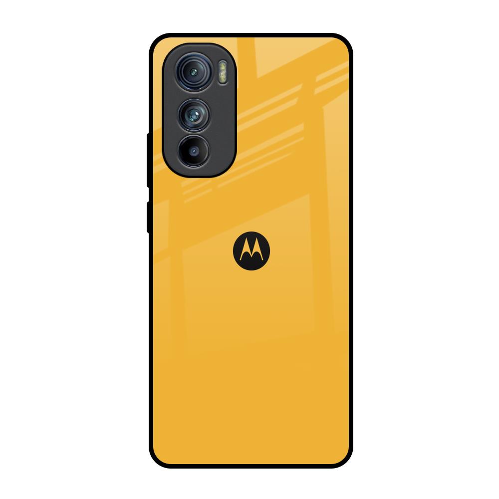 Fluorescent Yellow Motorola Edge 30  Glass Back Cover Online