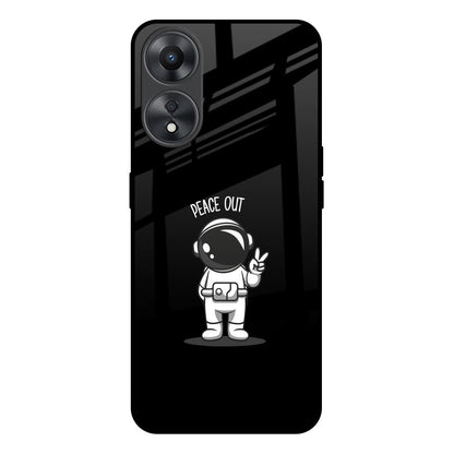 Peace Out Astro Oppo A58 5G Glass Back Cover Online