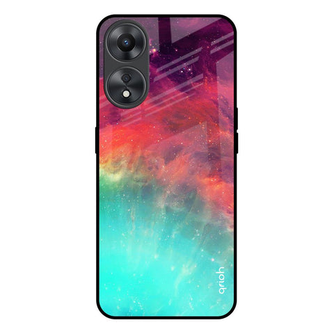 Colorful Aura Oppo A58 5G Glass Back Cover Online