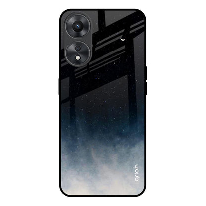 Black Aura Oppo A58 5G Glass Back Cover Online