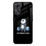 Real Struggle Oppo A58 5G Glass Back Cover Online