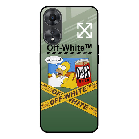 Duff Beer Oppo A58 5G Glass Back Cover Online