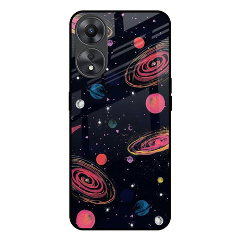 Galaxy In Dream Oppo A58 5G Glass Back Cover Online