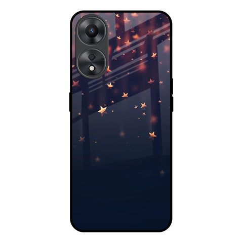 Falling Stars Oppo A58 5G Glass Back Cover Online