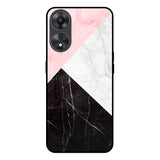 Marble Collage Art Oppo A58 5G Glass Back Cover Online