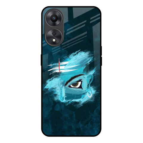 Power Of Trinetra Oppo A58 5G Glass Back Cover Online