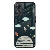Astronaut Dream Oppo A58 5G Glass Back Cover Online