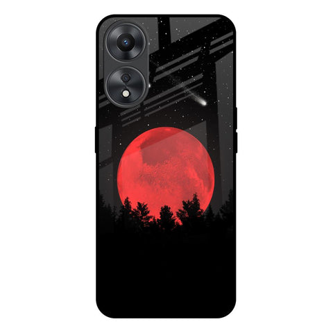 Moonlight Aesthetic Oppo A58 5G Glass Back Cover Online