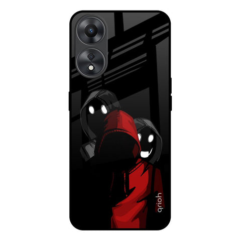 Shadow Character Oppo A58 5G Glass Back Cover Online