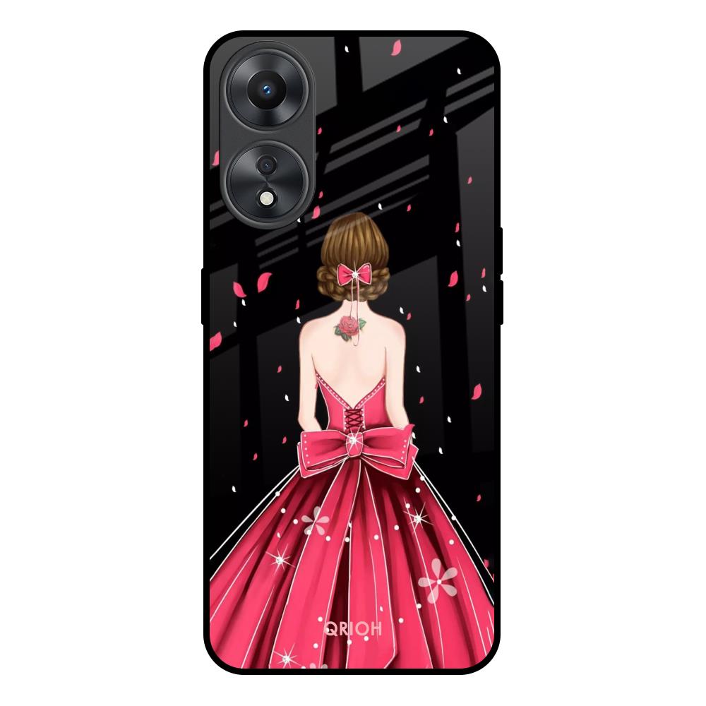 Fashion Princess Oppo A58 5G Glass Back Cover Online