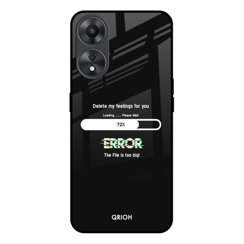 Error Oppo A58 5G Glass Back Cover Online