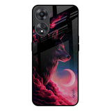 Moon Wolf Oppo A58 5G Glass Back Cover Online