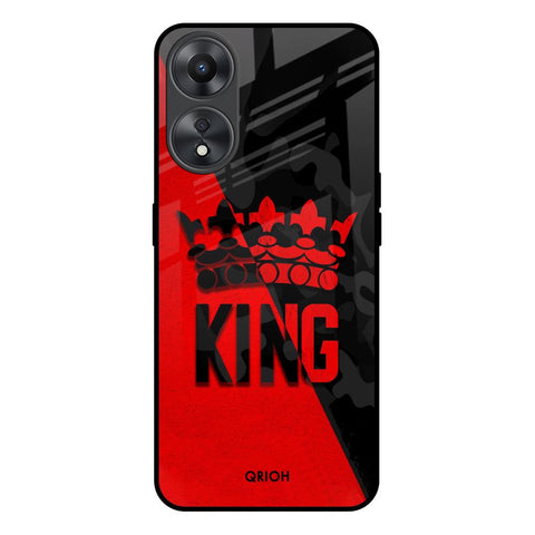 I Am A King Oppo A58 5G Glass Back Cover Online