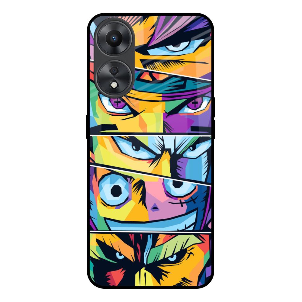 Anime Legends Oppo A58 5G Glass Back Cover Online