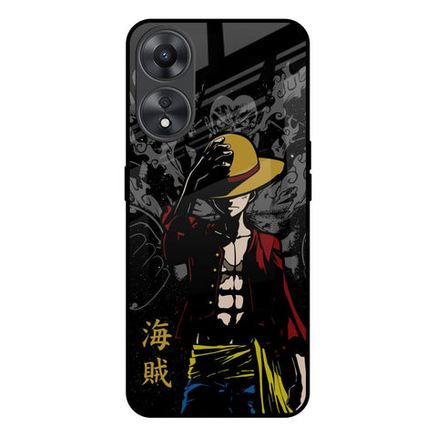 Dark Luffy Oppo A58 5G Glass Back Cover Online