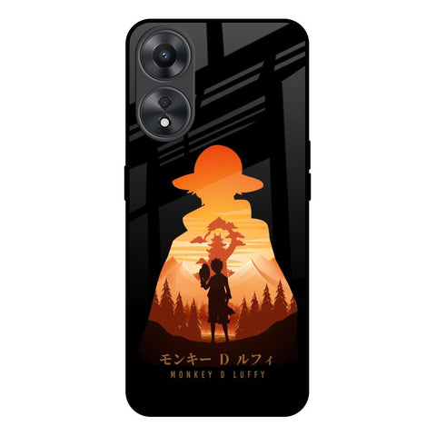 Luffy One Piece Oppo A58 5G Glass Back Cover Online