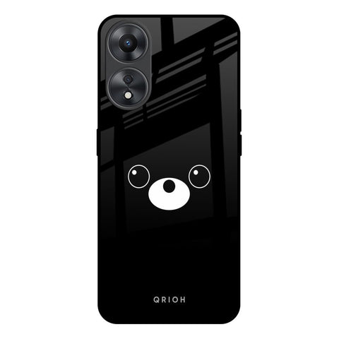 Cute Bear Oppo A58 5G Glass Back Cover Online