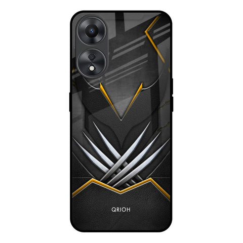 Black Warrior Oppo A58 5G Glass Back Cover Online
