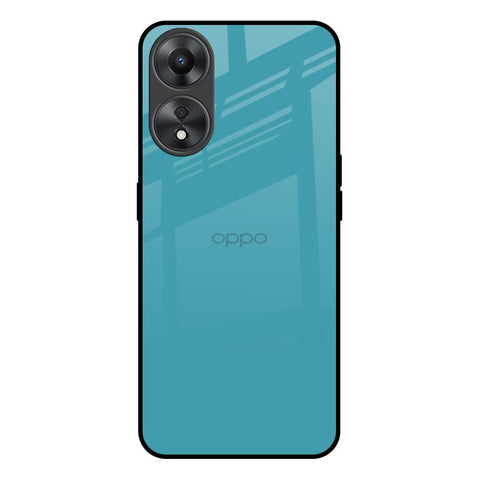 Oceanic Turquiose Oppo A58 5G Glass Back Cover Online
