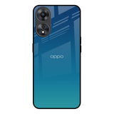 Celestial Blue Oppo A58 5G Glass Back Cover Online