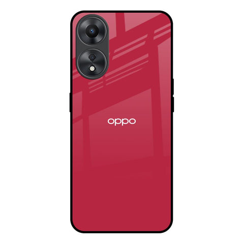 Solo Maroon Oppo A58 5G Glass Back Cover Online