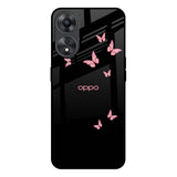 Fly Butterfly Oppo A58 5G Glass Back Cover Online