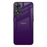 Dark Purple Oppo A58 5G Glass Back Cover Online