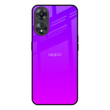 Purple Pink Oppo A58 5G Glass Back Cover Online