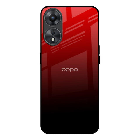 Maroon Faded Oppo A58 5G Glass Back Cover Online