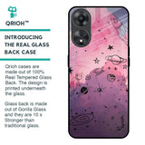 Space Doodles Glass Case for Oppo A58 5G