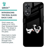 Space Traveller Glass Case for Oppo A58 5G