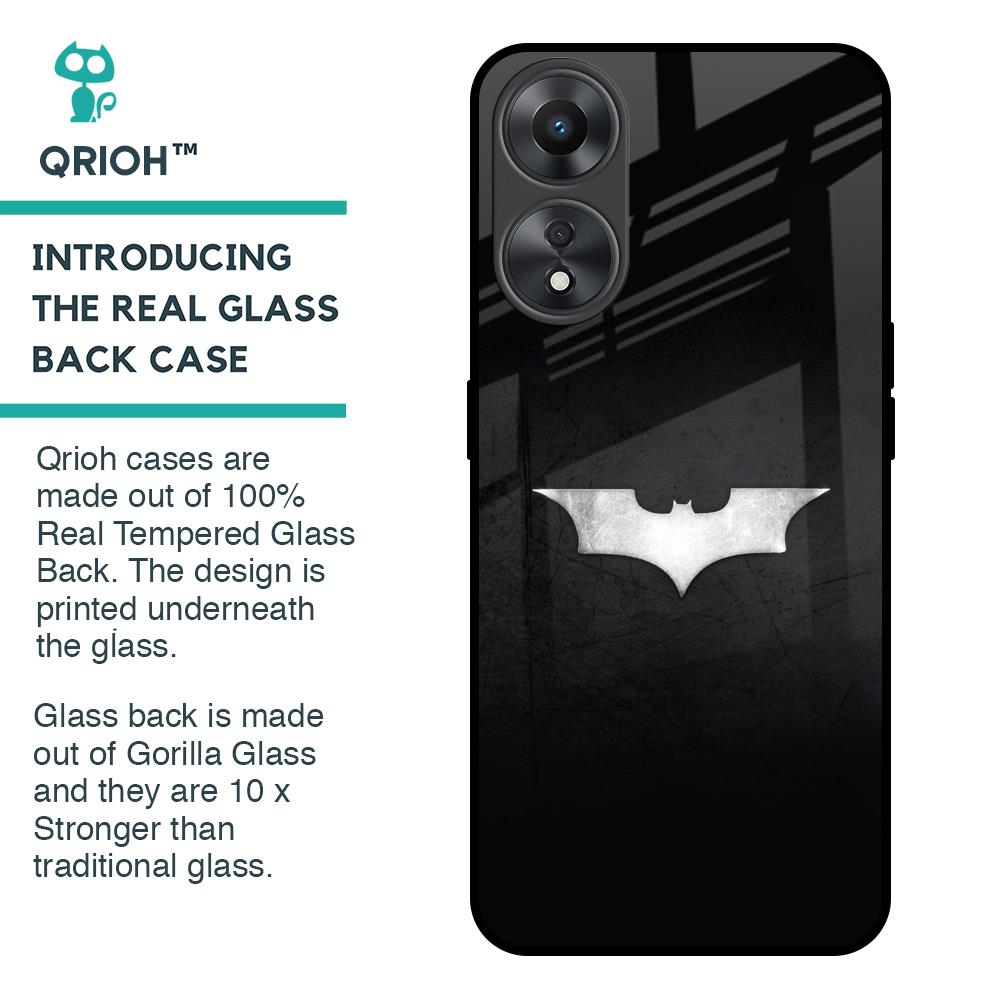 Super Hero Logo Glass Case for Oppo A58 5G