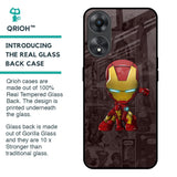 Angry Baby Super Hero Glass Case for Oppo A58 5G