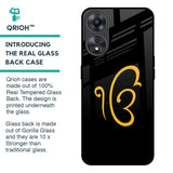 Luxury Fashion Initial Glass Case for Oppo A58 5G