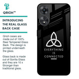 Everything Is Connected Glass Case for Oppo A58 5G