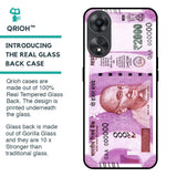 Stock Out Currency Glass Case for Oppo A58 5G