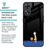 Night Sky Star Glass Case for Oppo A58 5G