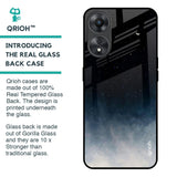 Black Aura Glass Case for Oppo A58 5G