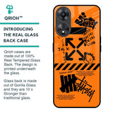 Anti Social Club Glass Case for Oppo A58 5G