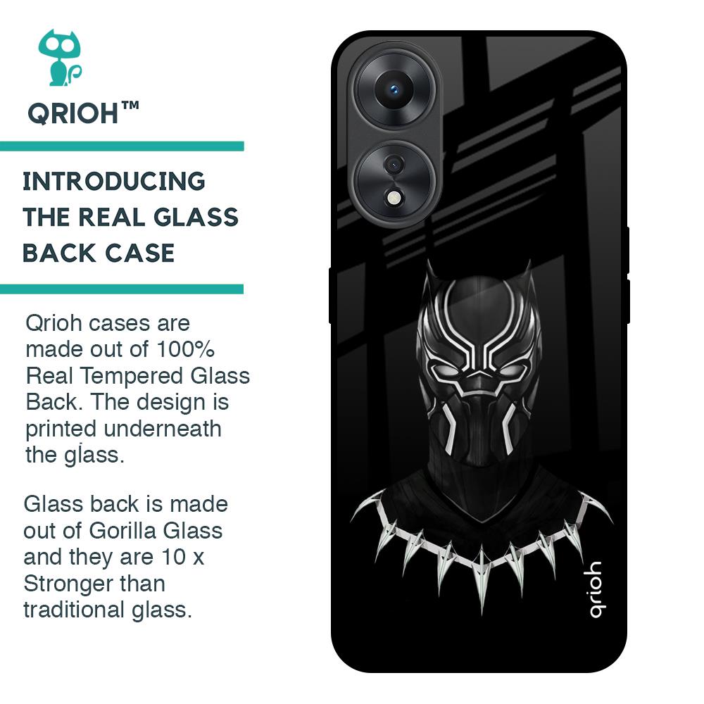 Dark Superhero Glass Case for Oppo A58 5G