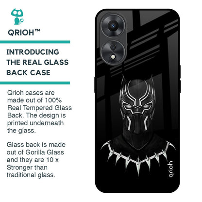 Dark Superhero Glass Case for Oppo A58 5G