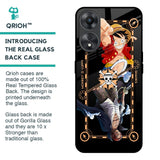 Shanks & Luffy Glass Case for Oppo A58 5G