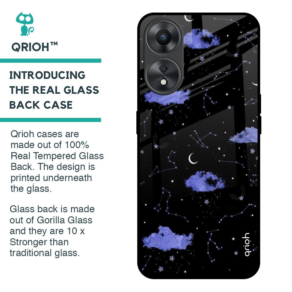 Constellations Glass Case for Oppo A58 5G
