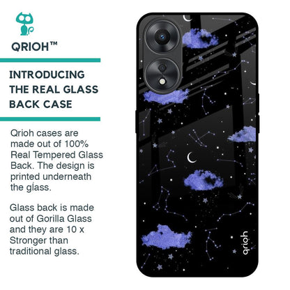 Constellations Glass Case for Oppo A58 5G