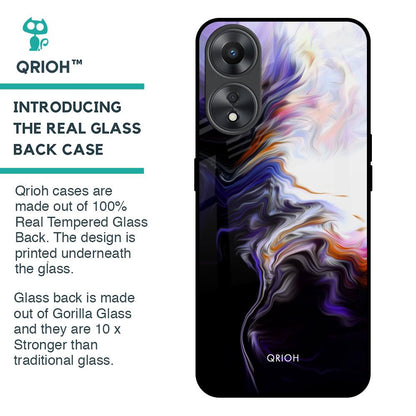 Enigma Smoke Glass Case for Oppo A58 5G