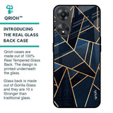 Abstract Tiles Glass Case for Oppo A58 5G