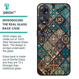 Retro Art Glass Case for Oppo A58 5G