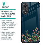 Small Garden Glass Case For Oppo A58 5G