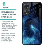Dazzling Ocean Gradient Glass Case For Oppo A58 5G