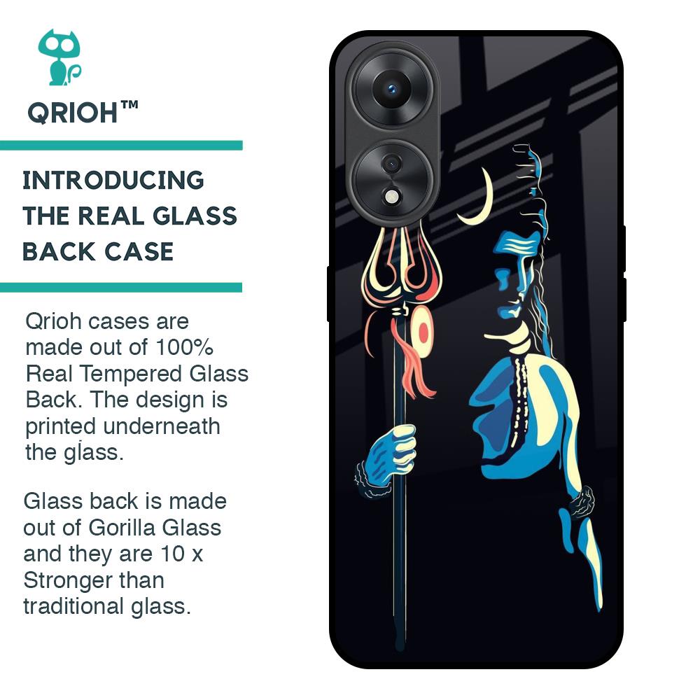 Mahakal Glass Case For Oppo A58 5G